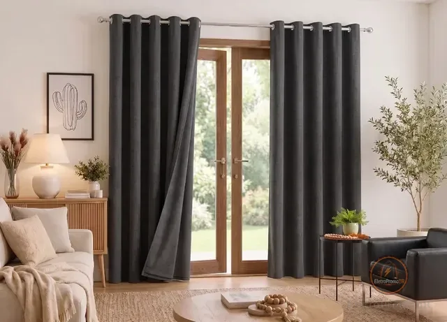 Cortina Em Blecaute Pvc 2,80x2,50 Corta Luz E Veda Luz Solar