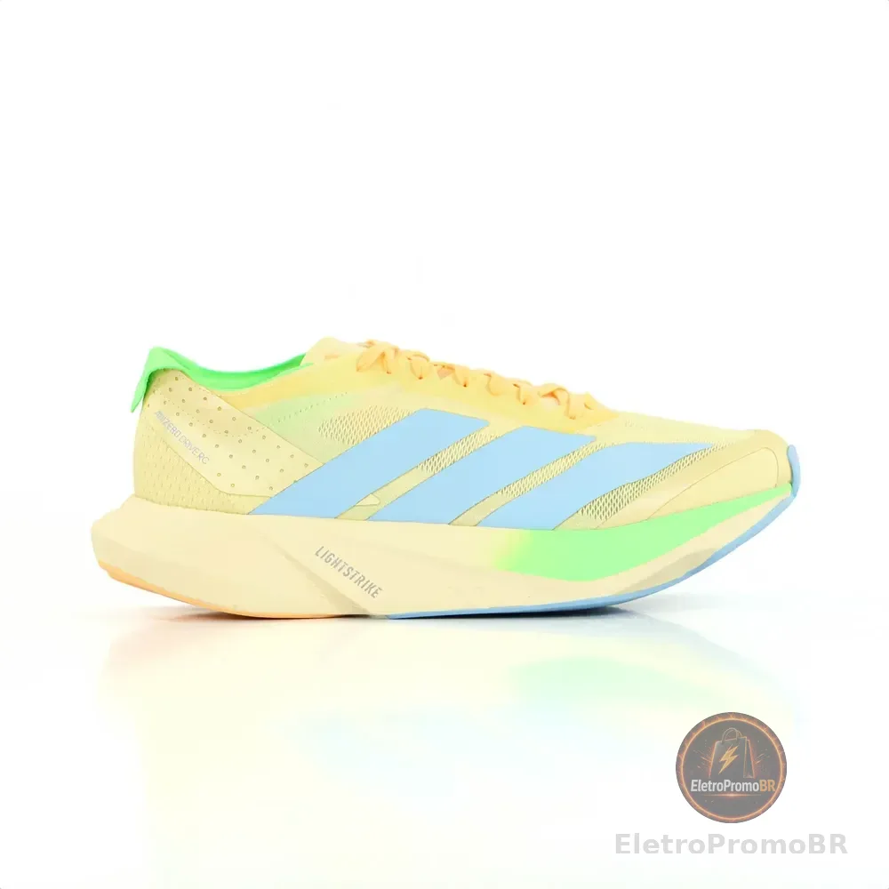 Tênis adidas Adizero Drive Rc Corrida Leve Energy Rods Meia Amarelo 42 Br