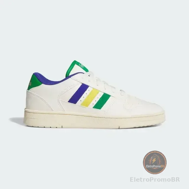 Tênis Masculino Break Start adidas Owhite/green/crewht Lisa 42 Br