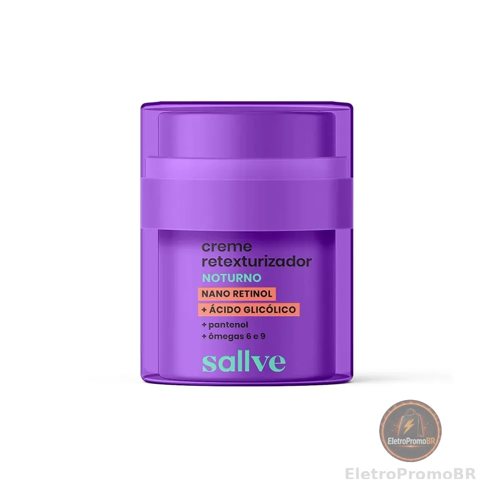 Sallve Creme Retexturizador Noturno 30g