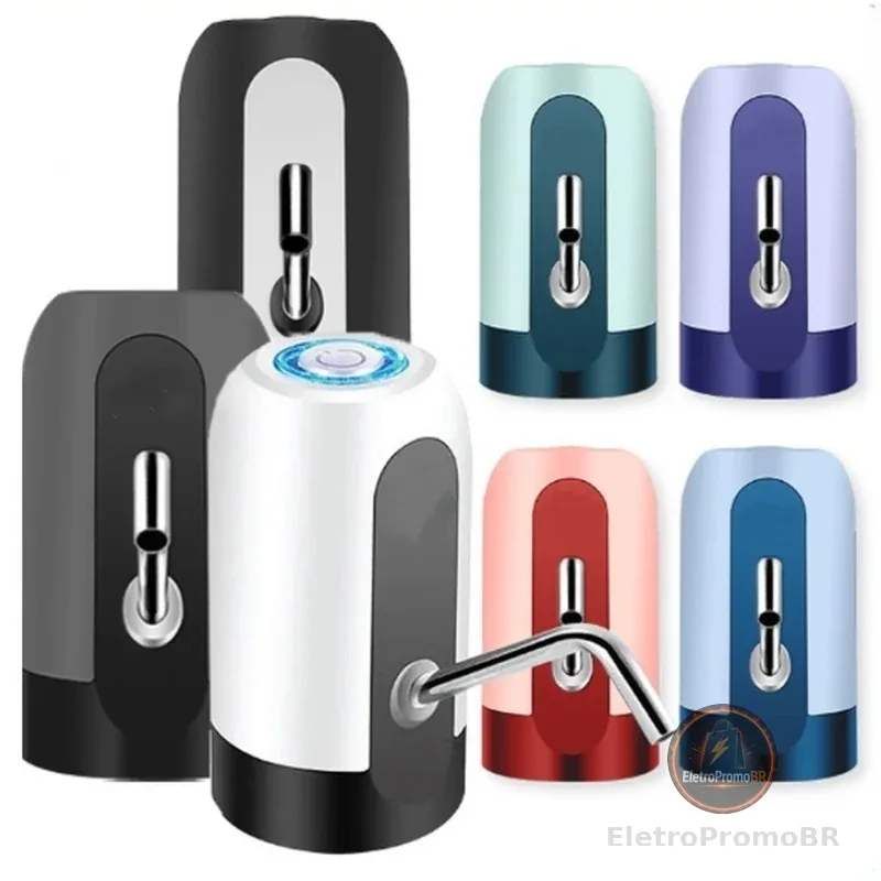 BombaElétricaDeGalãoUniversalComCarregamentoUSBParaGalãoGarrafãoDeÁguaPromoção