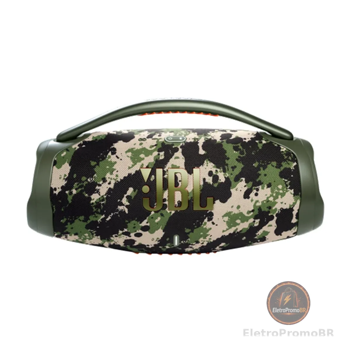 JBL, Caixa de Som, Boombox 3, Bluetooth, À Prova D'água e Poeira - Camuflada