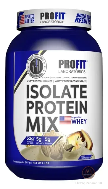 Isolate Protein Mix Whey Isolado Bcaa Glutamina Profit Labs