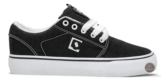 Tênis Qix Combat 3 Unissex | Preto Branco Lejon