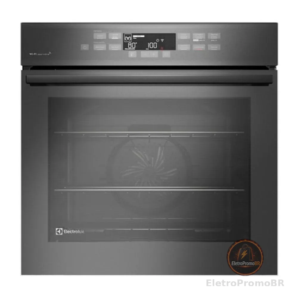 Forno de Embutir Elétrico Electrolux 80L Expert com VaporBake e Conectividade (OE8EW) 220v