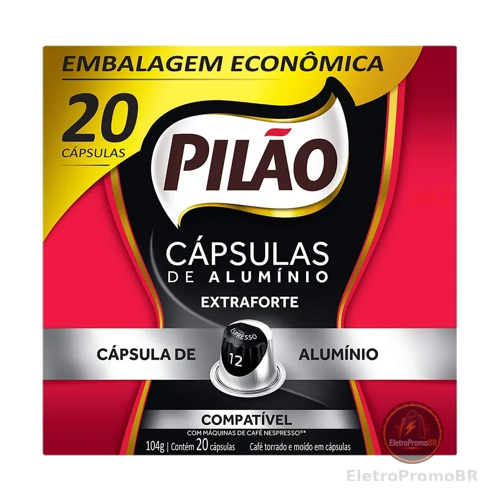 Café Pilão Cápsula Extraforte - 20 unidades - 104 gramas
