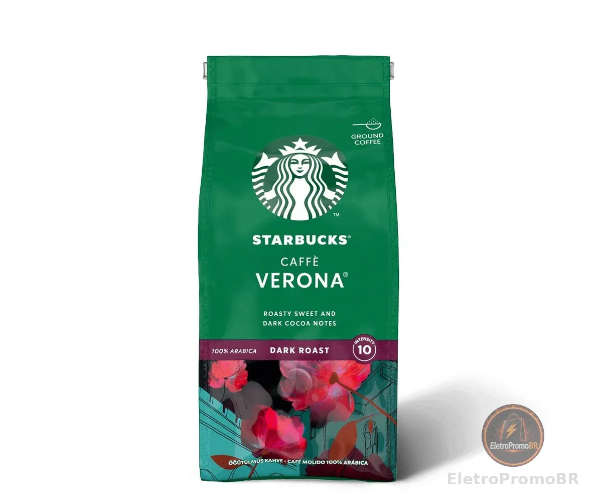 Café Starbucks® Caffè Verona™ Torrado e Moído Torra Escura 250g