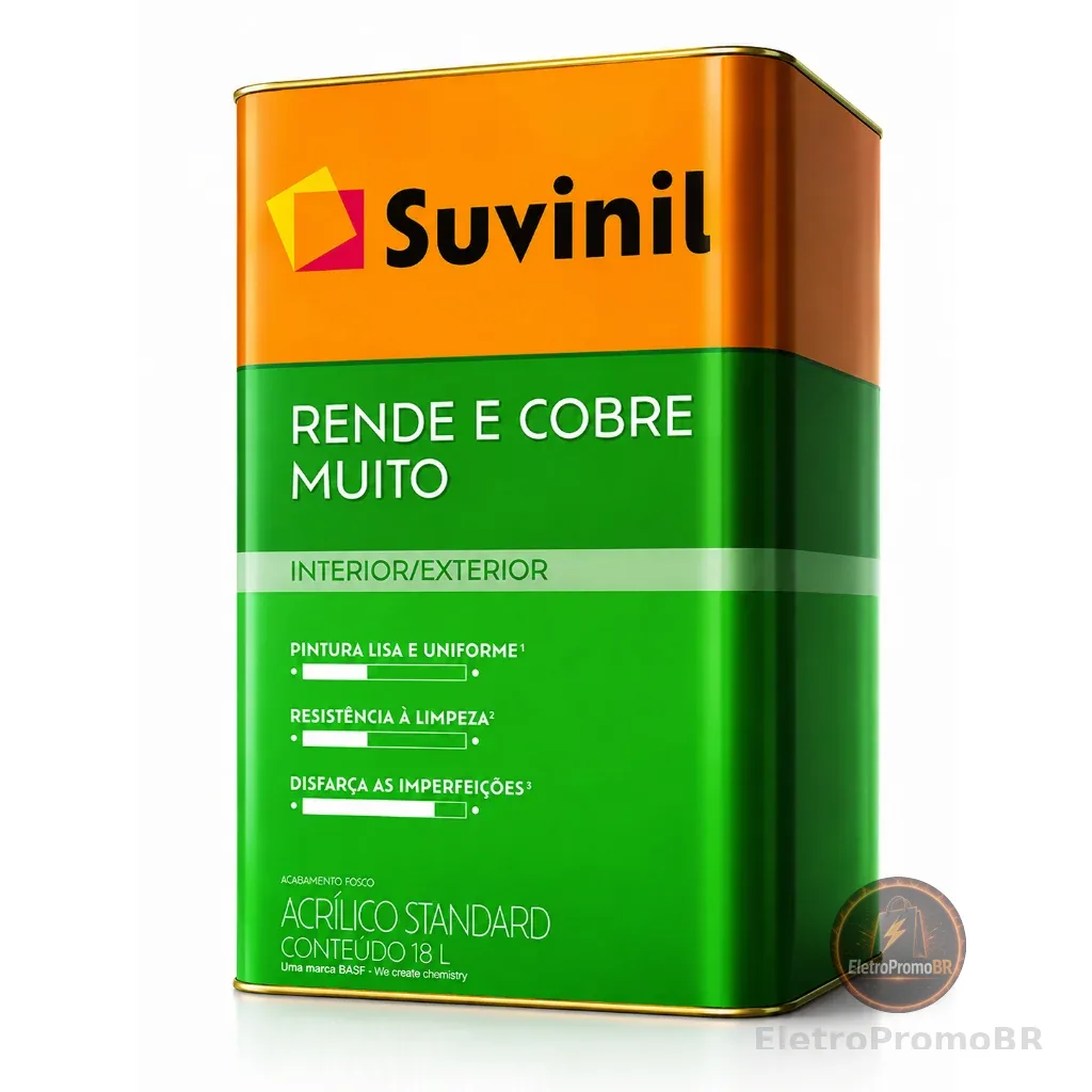 Tinta Rende & Cobre Muito Cores Básicas18L Suvinil