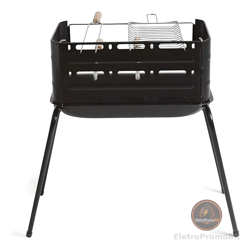 Churrasqueira Móvel Mor Montana 3005 54cmx35cmx64cm