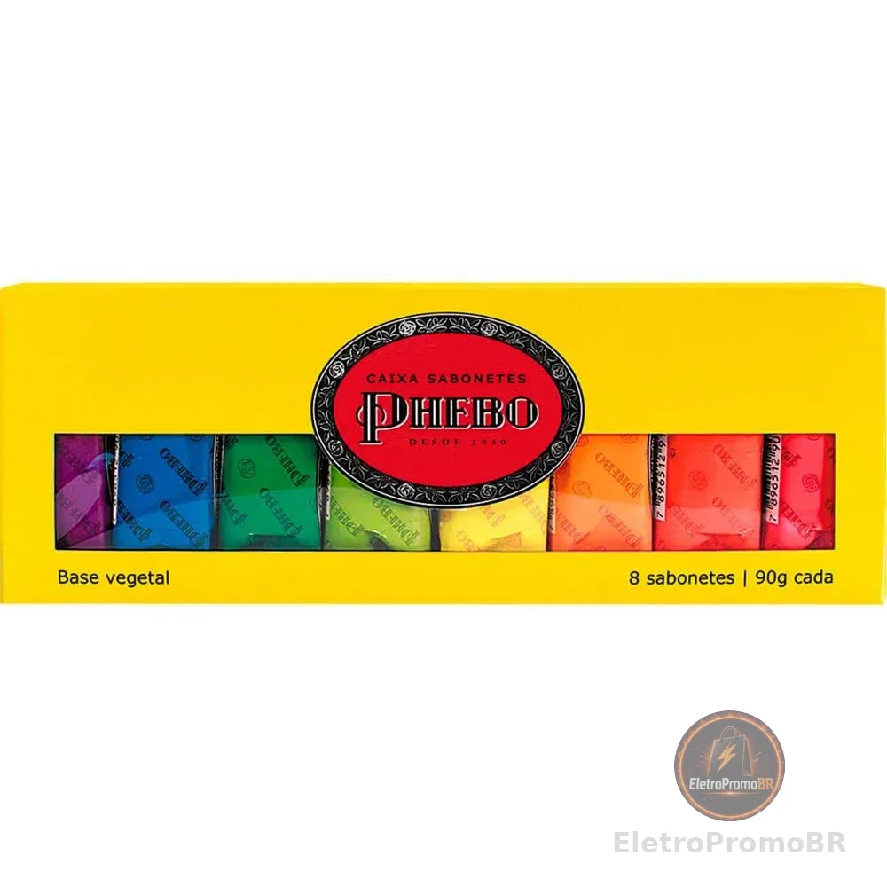 Kit Sabonete, PHEBO, Amarelo, 720g