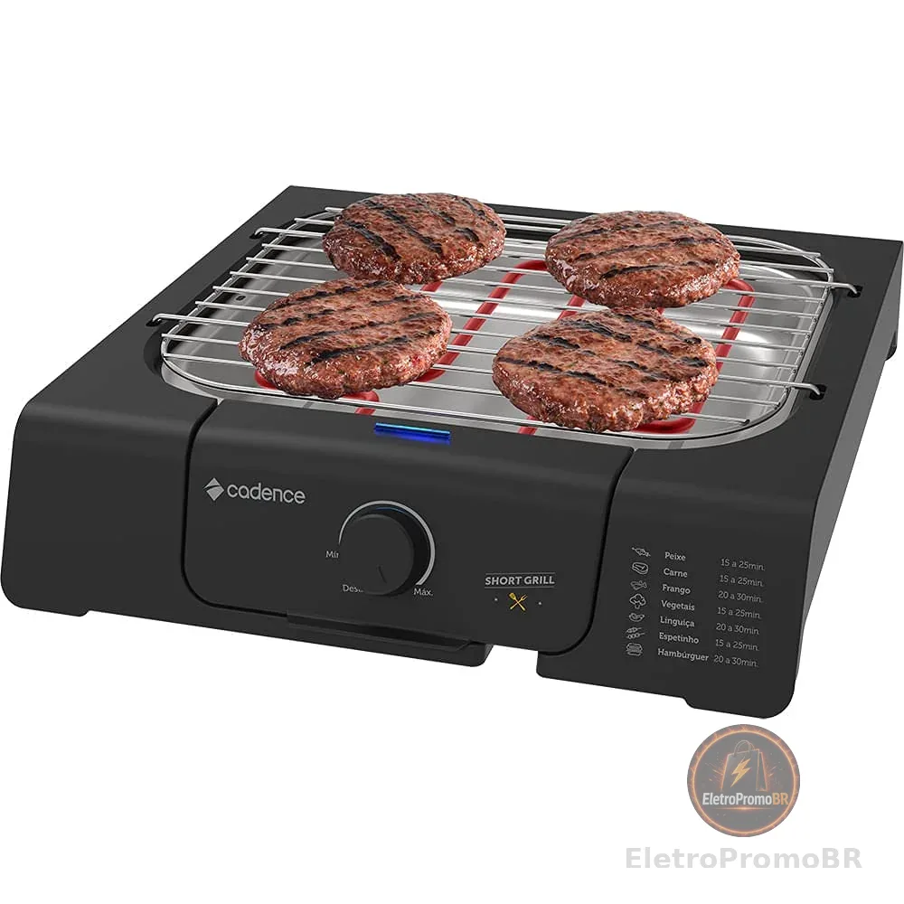 Churrasqueira Elétrica Cadence Short Grill - 127V