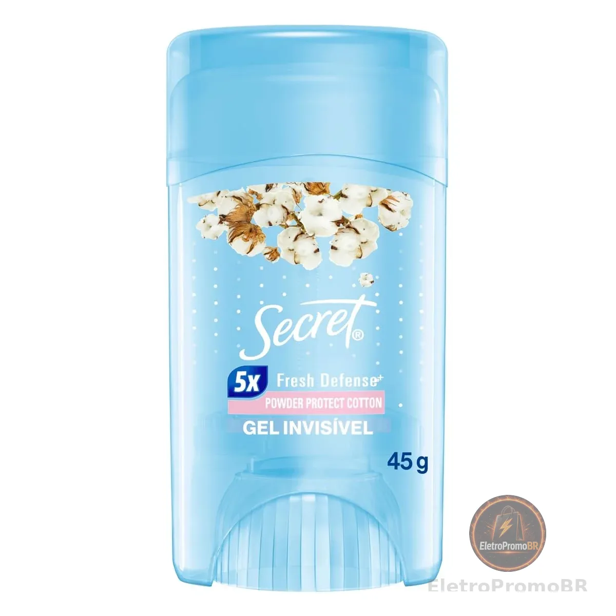 Secret Desodorante Antitranspirante em Gel Proteção de Algodão 45g