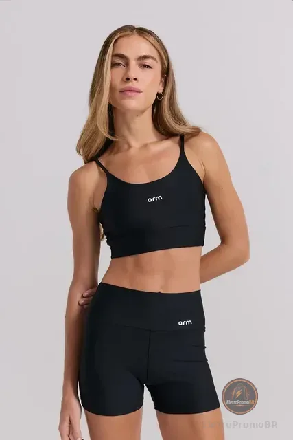 Conjunto Feminino Fitness Compact Top E Short - Arm