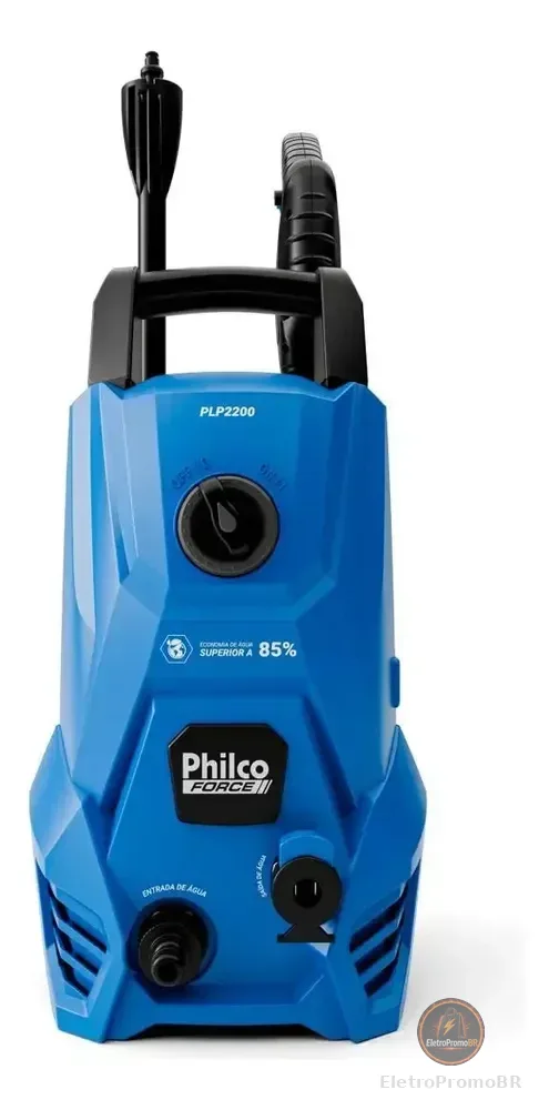 Lavadora de Alta Pressão Jato Compacta Philco PLP2200 1300W 1300 PSI/Libras 312L/h Lança Regulável 220v