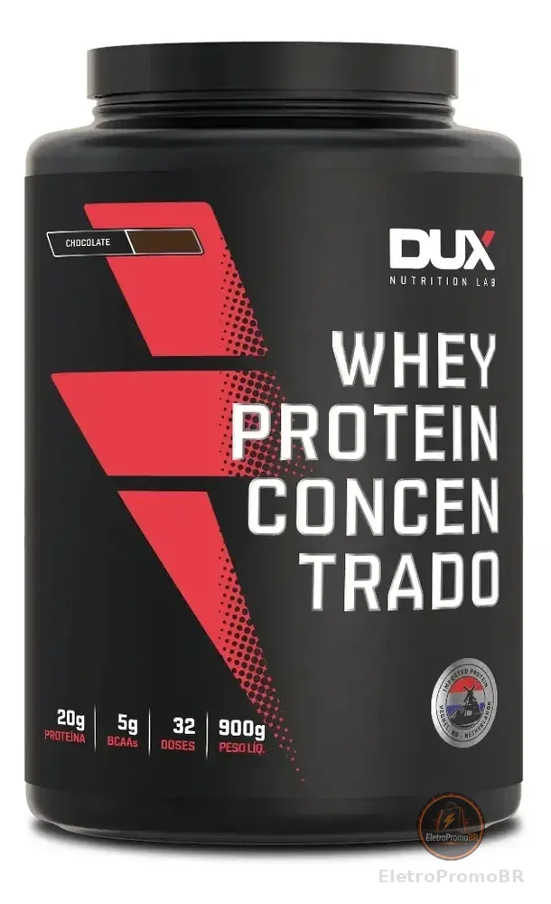 Whey Protein Concentrado Dux Nutrition Lab 900g Pote Sabor Cookies