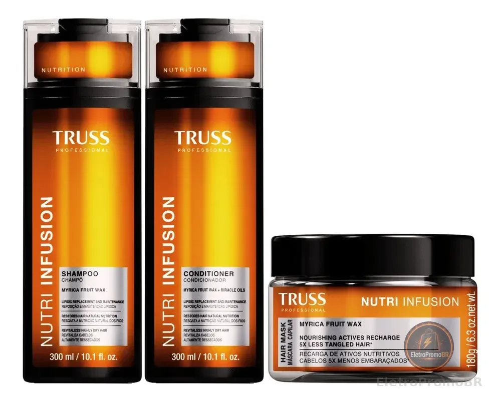 Truss Nutri Infusion Kit Shampoo + Condicionador + Máscara