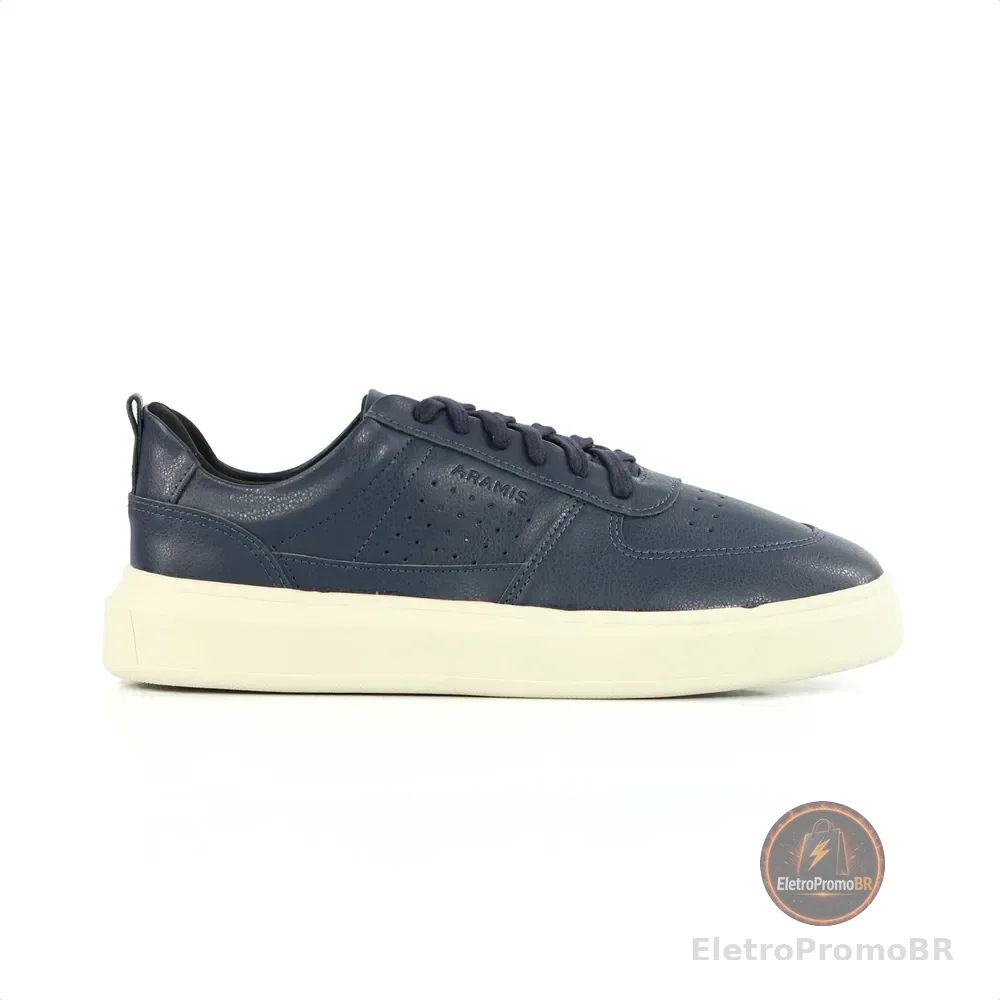 Tênis Aramis Masculino Basico Baixo Leve Elegante Social Azul-marinho 41 Br