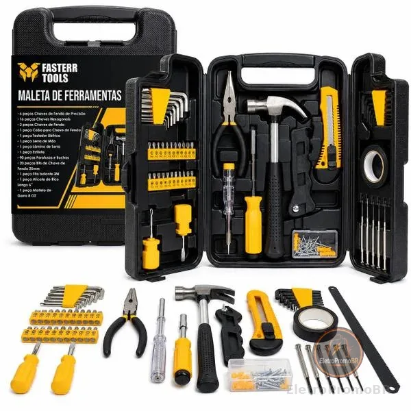 Kit De Ferramentas 142 Peças Fasterr FST142