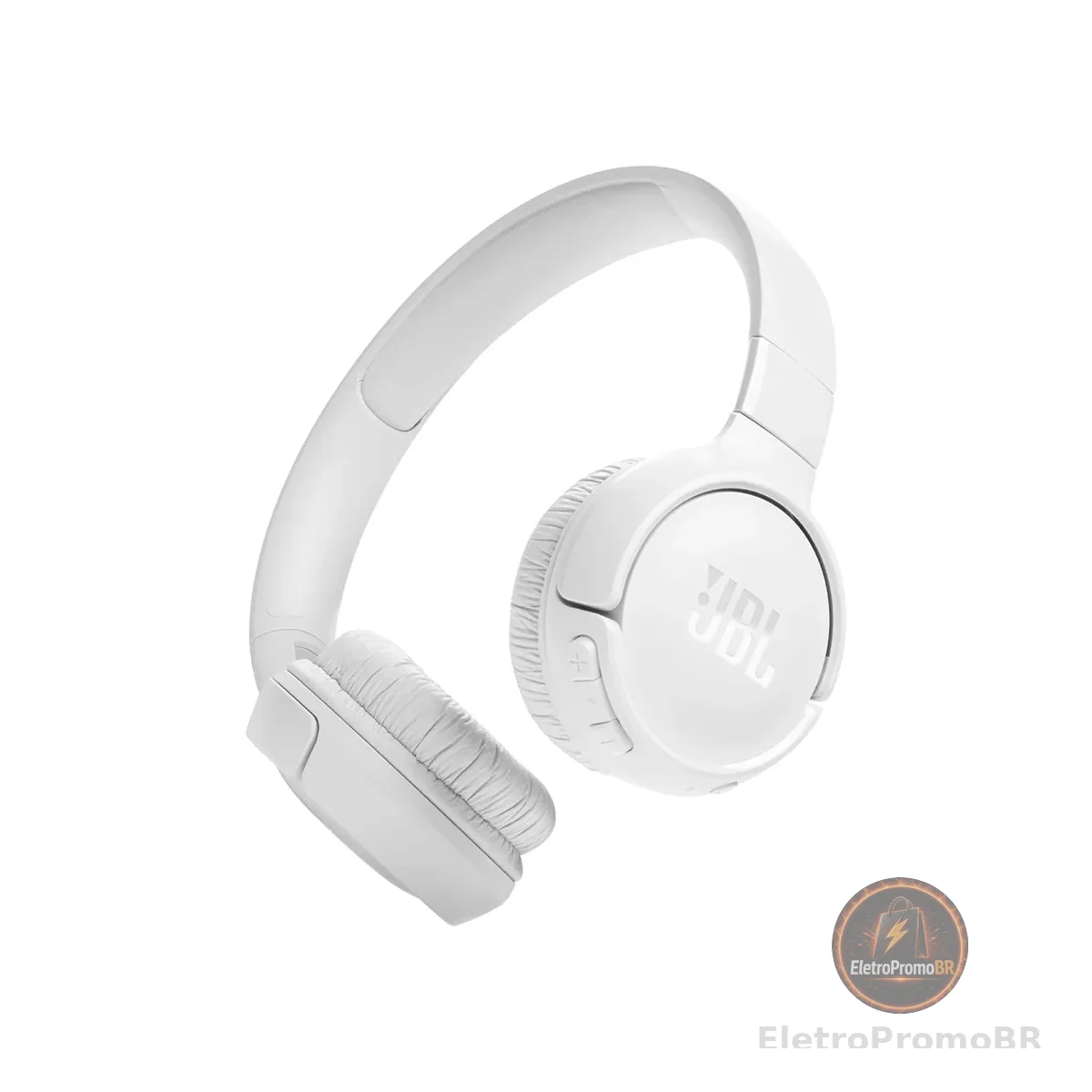 JBL, Fone de Ouvido On-ear, Headphone, Tune 520BT, Sem Fio - Branco
