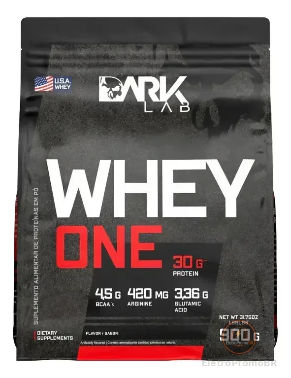 Whey One Baunilha Pro Com Bcaa E Aminoácidos 900g Dark Lab