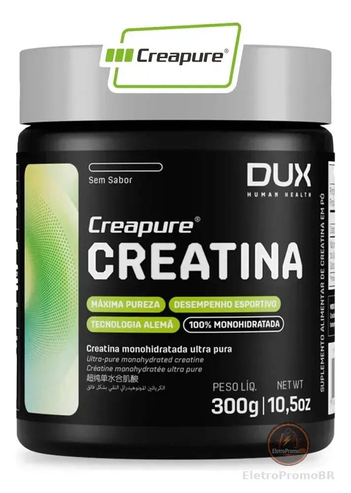 Creatina Creapure Dux Nutrition Monohidratada 300g - Sem sabor