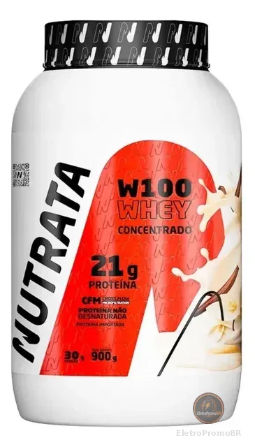 Whey Protein W100 Concentrado 900g Nutrata