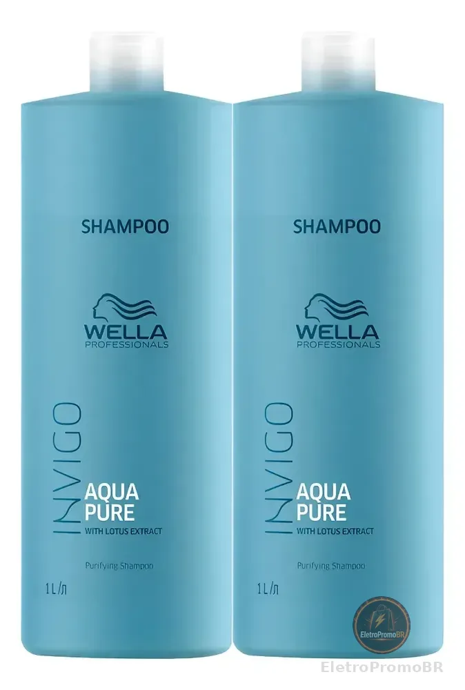 Kit Wella Professionals Invigo Balance Acqua Pure Shampoo 1l
