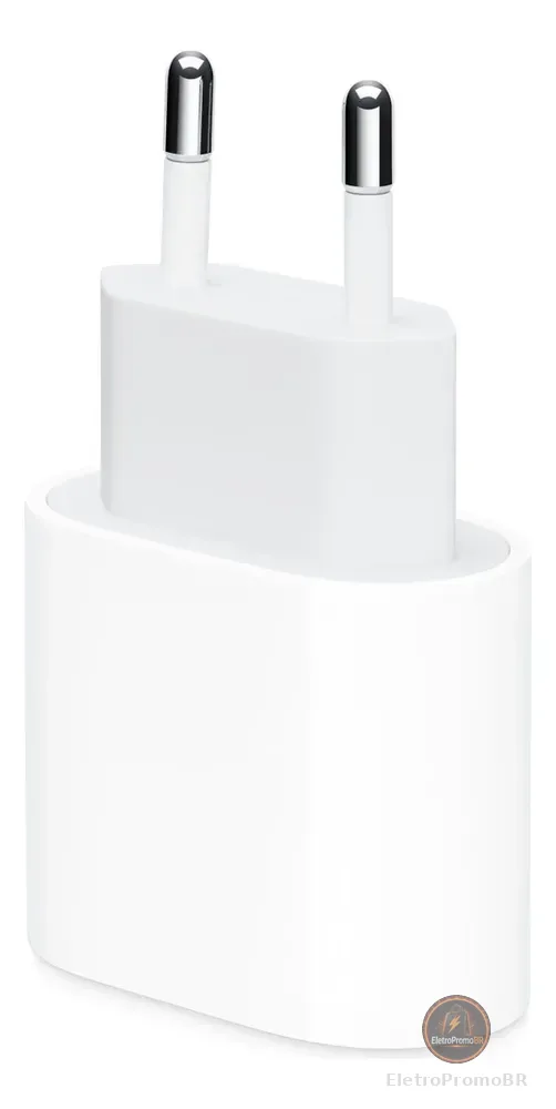 Carregador Adaptador Usb-c De 20w para iPhone Apple Branco A2465 - Distribuidor Autorizado