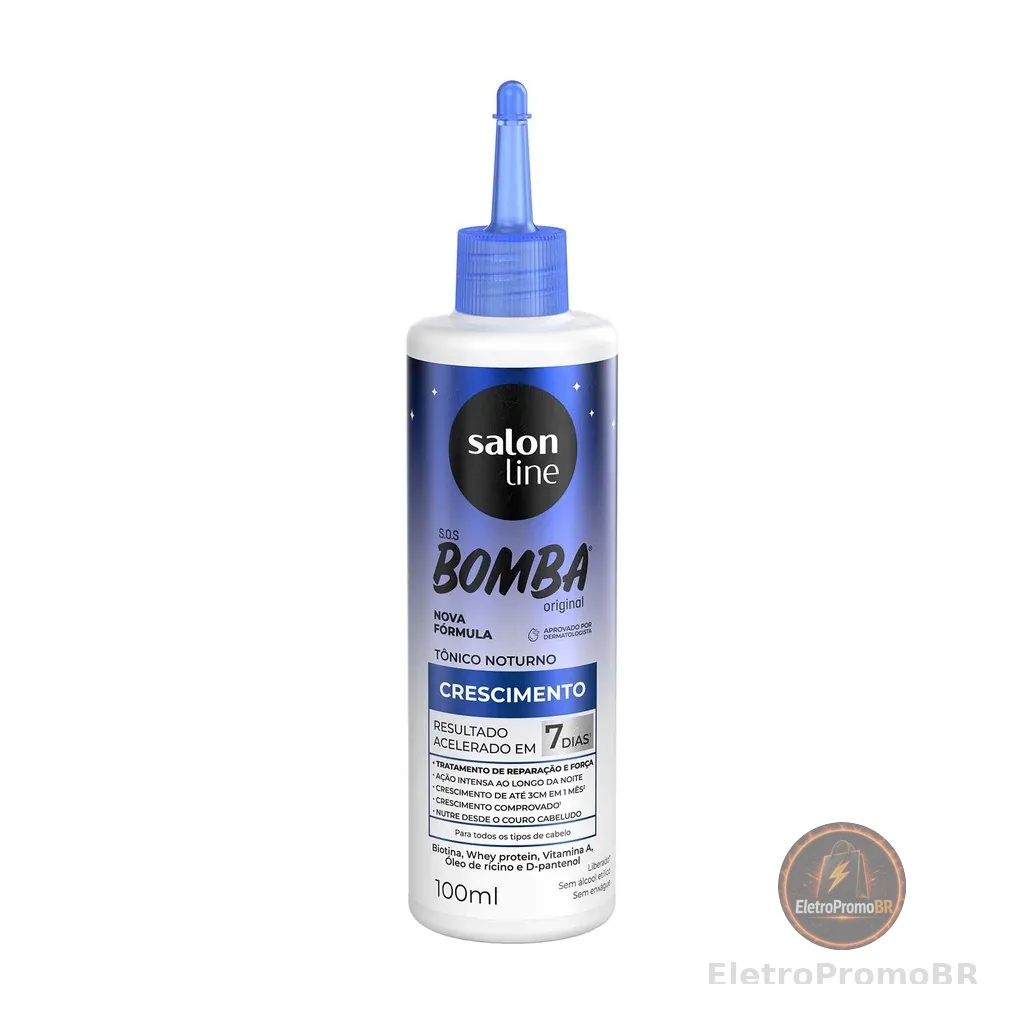 Tônico Noturno SOS Bomba Original Crescimento 100ml