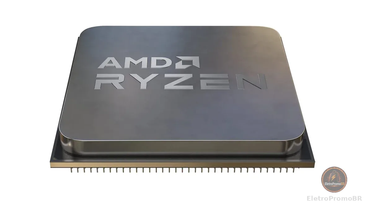Processador AMD Ryzen 7 5700X, 3,4 GHz, 8 núcleos, 16 threads, cache de 32 MB, soquete AM4, OEM