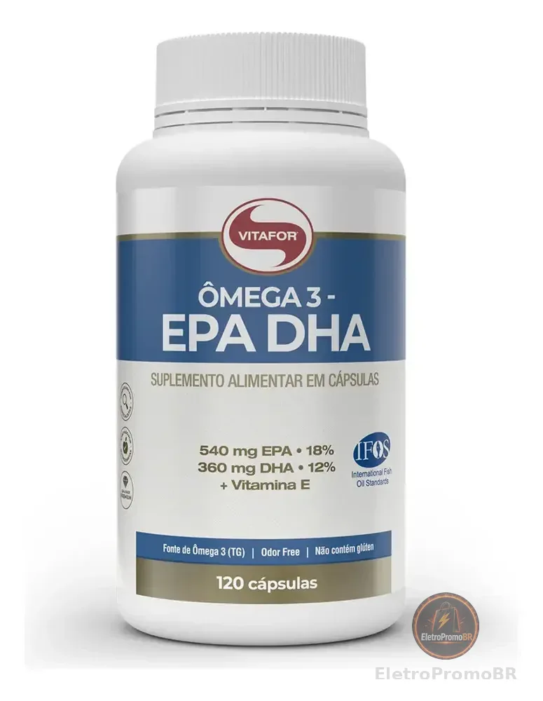 Ômega 3 EPA DHA 120 Cápsulas Vitafor