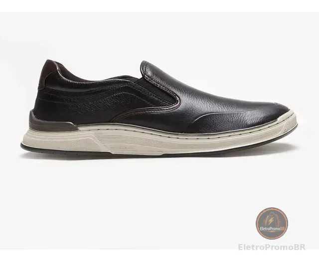 Sapatênis Denim Loop Preto Democrata