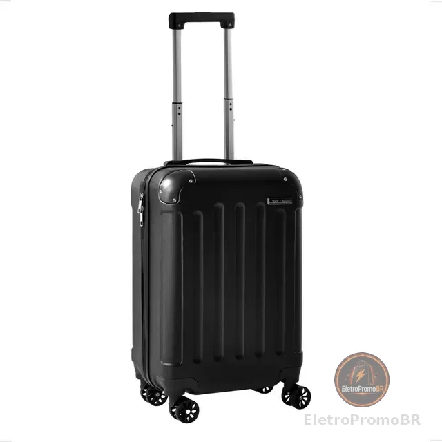 Mala De Viagem Bordo Mão Pequena 10kg Abs Cadeado 360