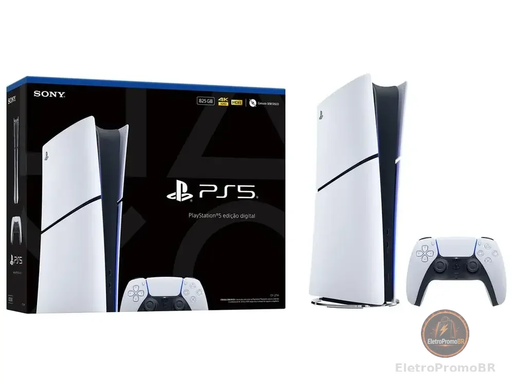 PlayStation 5 Edição Digital 825GB 1 Controle Branco Sony