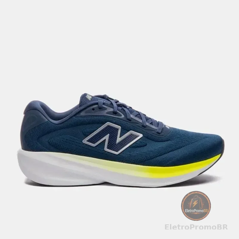 Tenis New Balance Fresh Foam 680v9 Masc Azul-marinho Lisa 40 Br