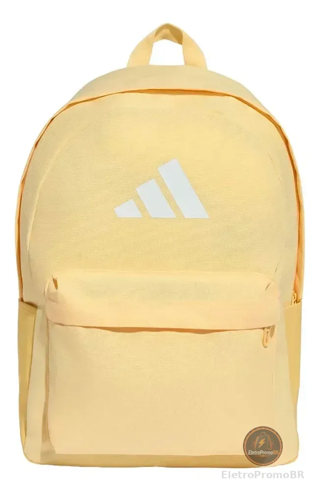 Mochila Classic 3 Bar Logo adidas Laranja-claro Liso