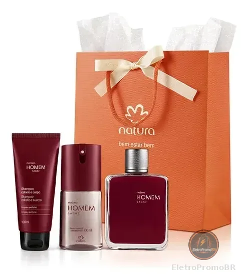 Presente Kit Natura Homem Sagaz Masculino Original