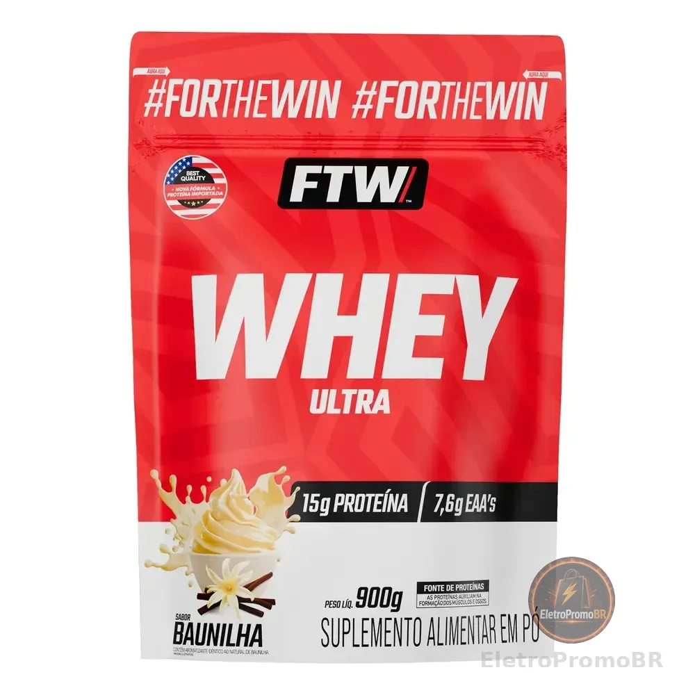 ➡️ Whey Ultra Protein Concentrado Refil 900g - FTW