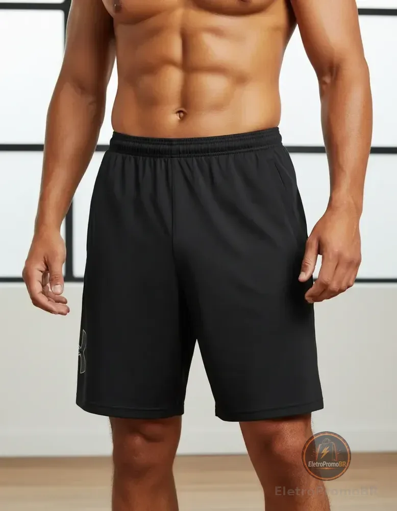 Shorts Masculino Treino Academia Under Armour Tech Graphic Preto P
