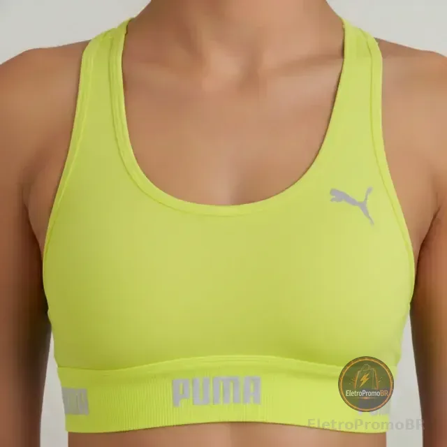 ✨Top Puma Academia Fitness Nadador Alta Sustentação