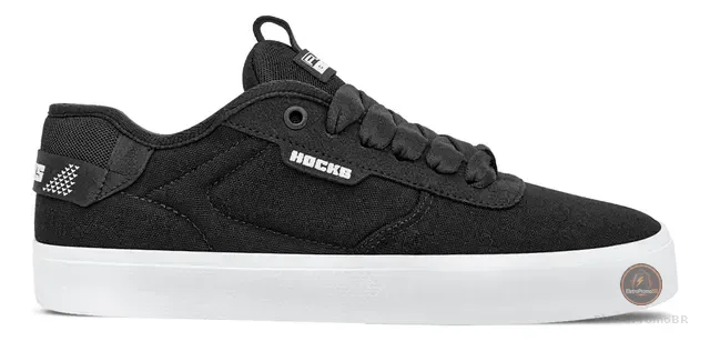 Tênis Hocks Flat Core Classic Black Unissex | Preto + Nf