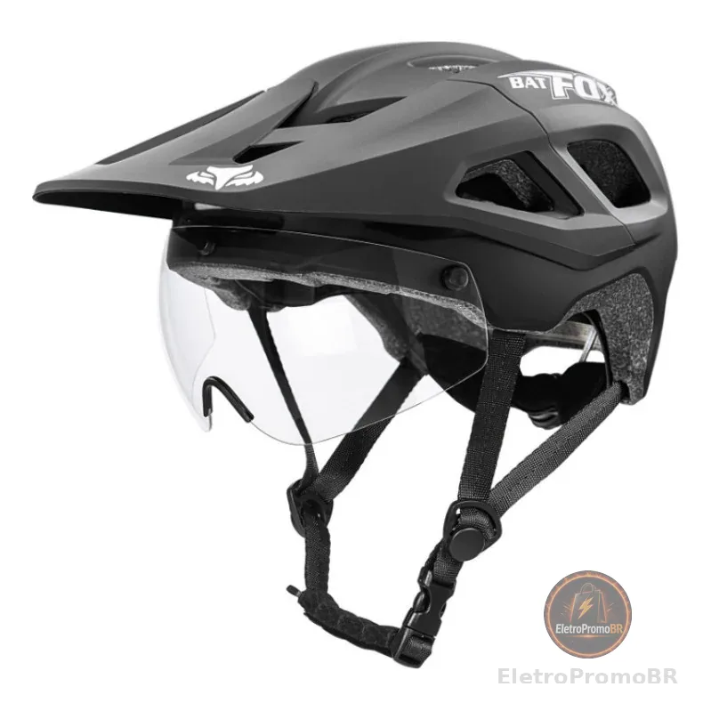 V1 Bicycle Helmet, Batfox Goggles Style