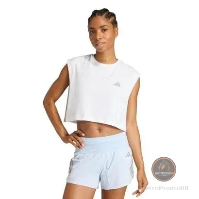 Camiseta Adidas Cropped Adi365 Running Essentials Feminina
