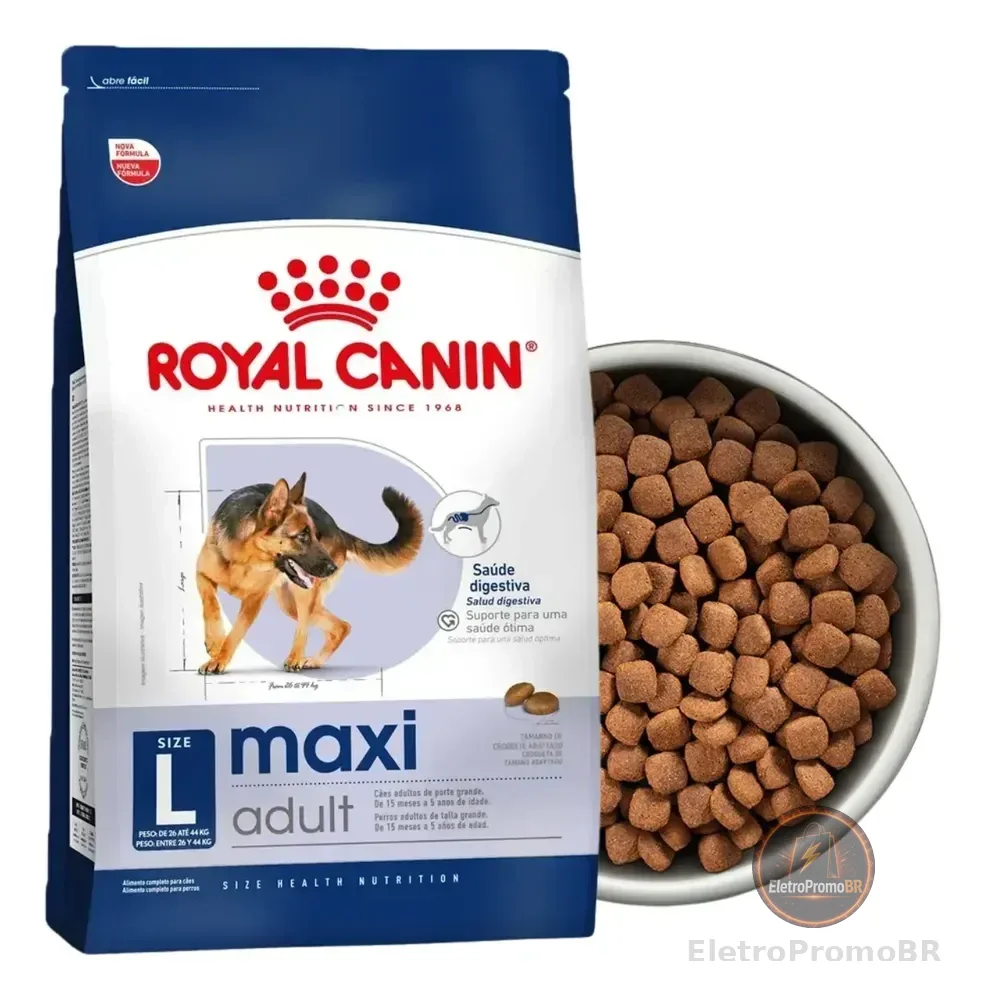 Ração Alimento Royal Canin Maxi Adult Cães 12kg