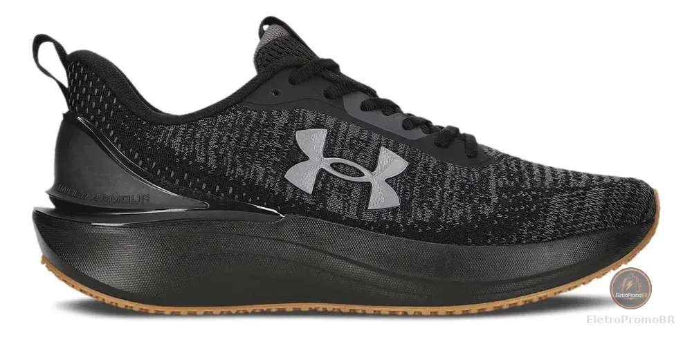Tênis De Corrida Masculino Charged Skyline 4 Under Armour Preta Lisa 43 Br