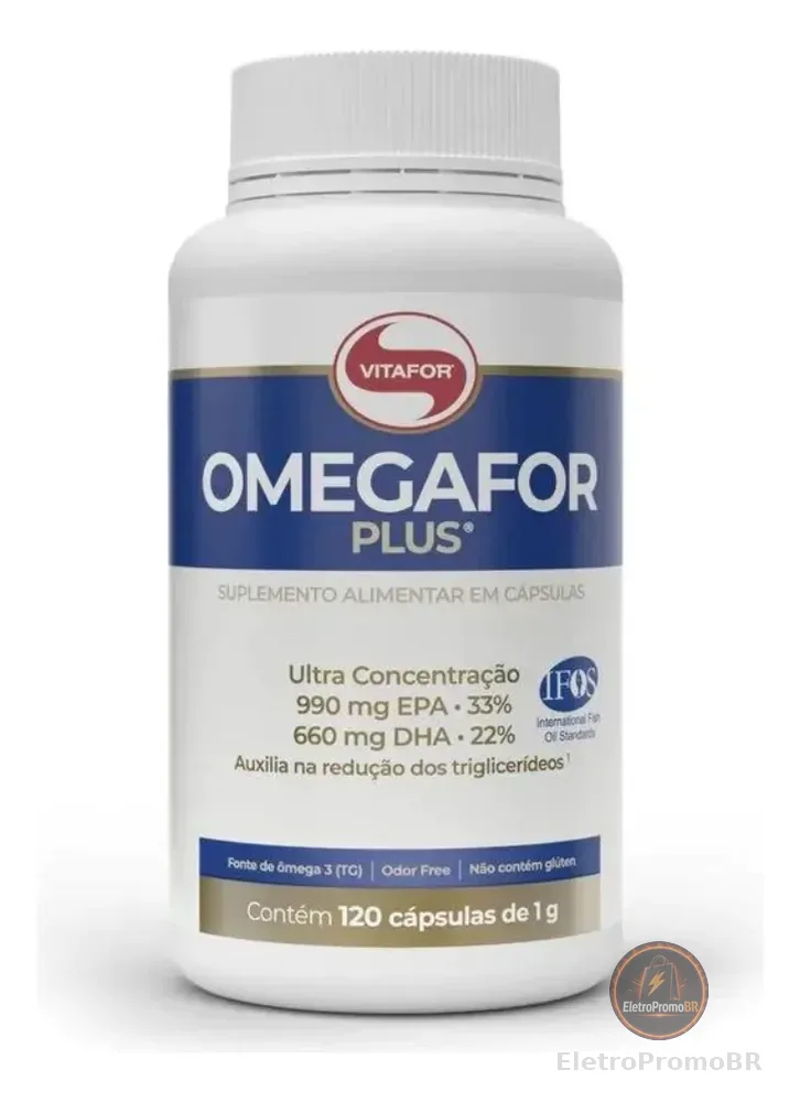 Omegafor Plus 120 Cápsulas Ômega 3 Vitafor