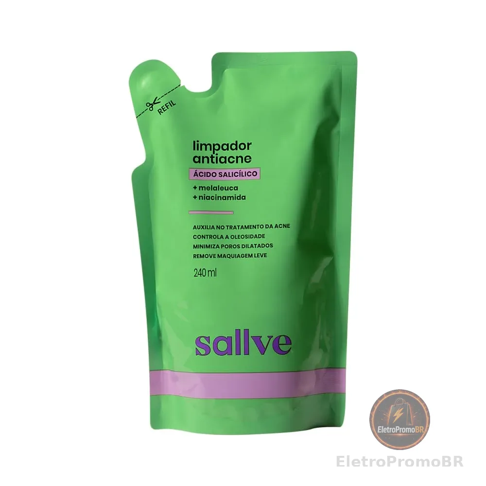 Sallve Refil Limpador Facial Antiacne 240ml