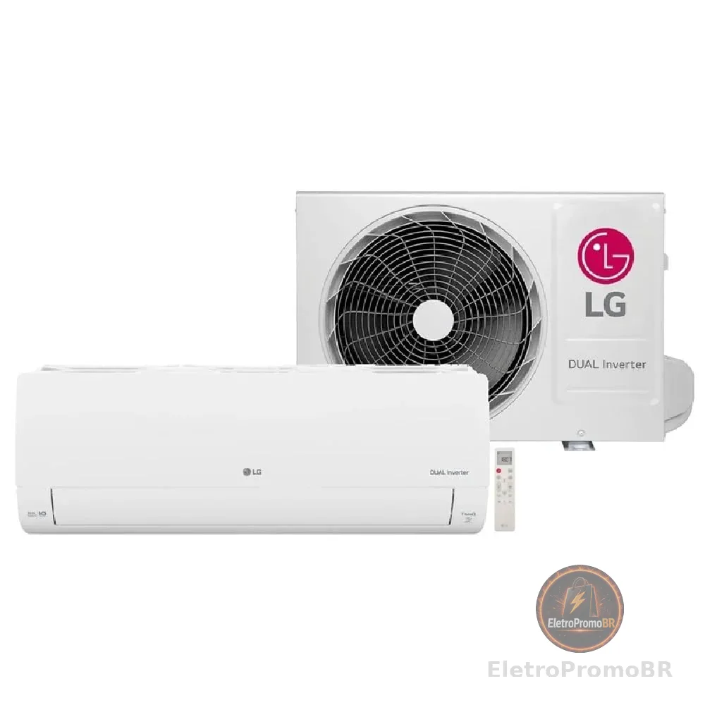 LG Ar Condicionado Split LG Dual Inverter AI Voice 9000 BTU/h Frio S3-Q09AA31F - 220 Volts