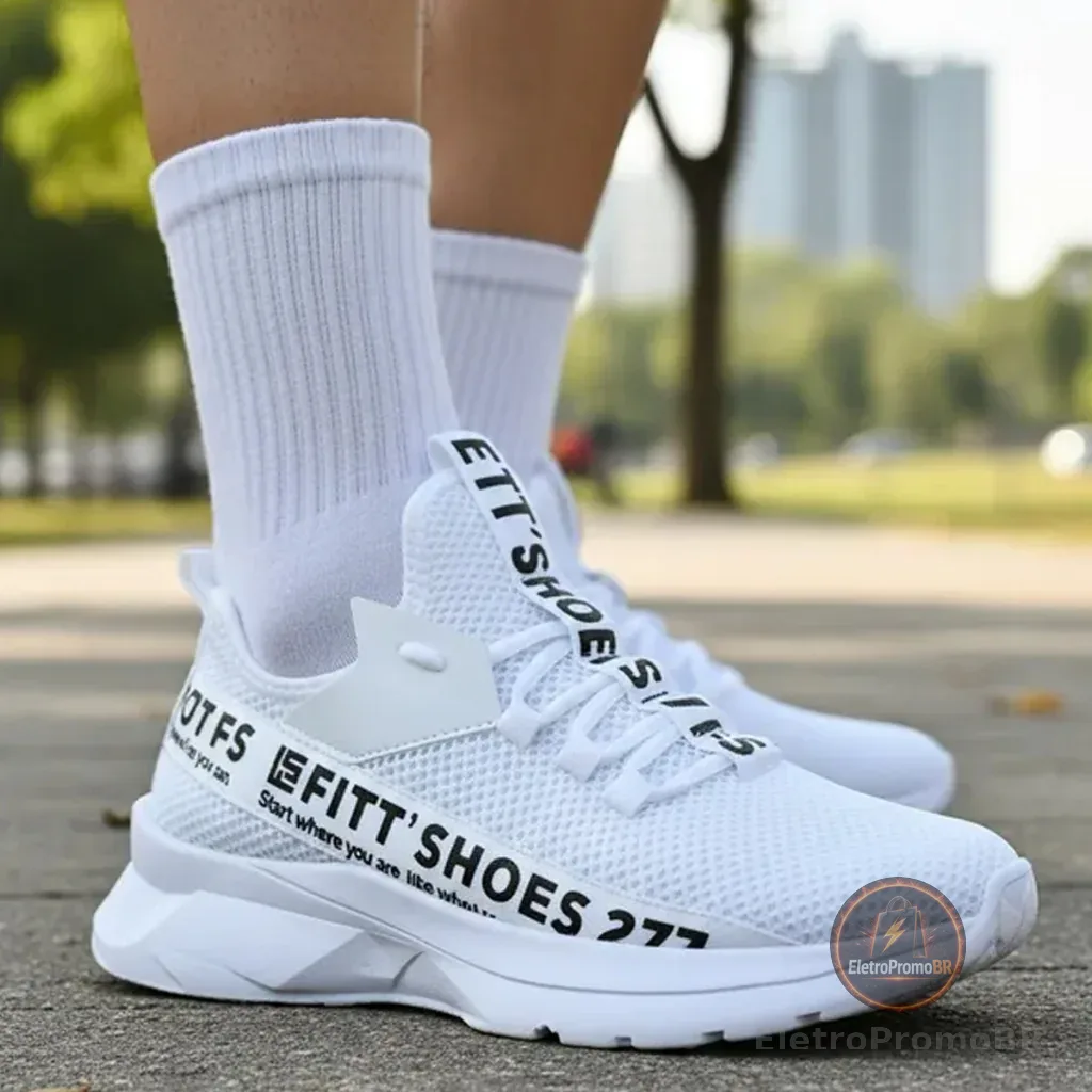 Tênis  Esportivo Confortável Academia Corrida Academia fittshoes