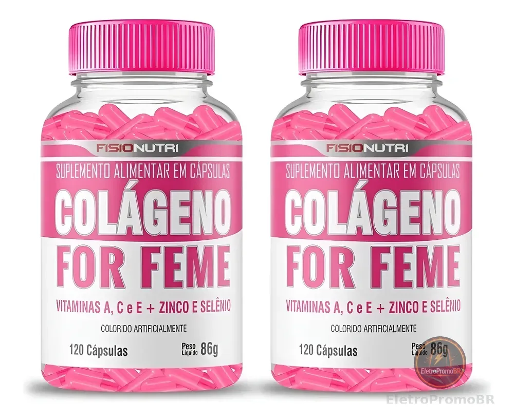 2 X Colágeno Hidrolisado C/ Betacaroteno + Vitamina C 240 Caps